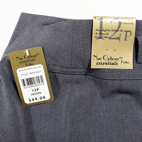 NWT Nue Options Essentials Pencil Skirt (12P) - Picture 6 of 8